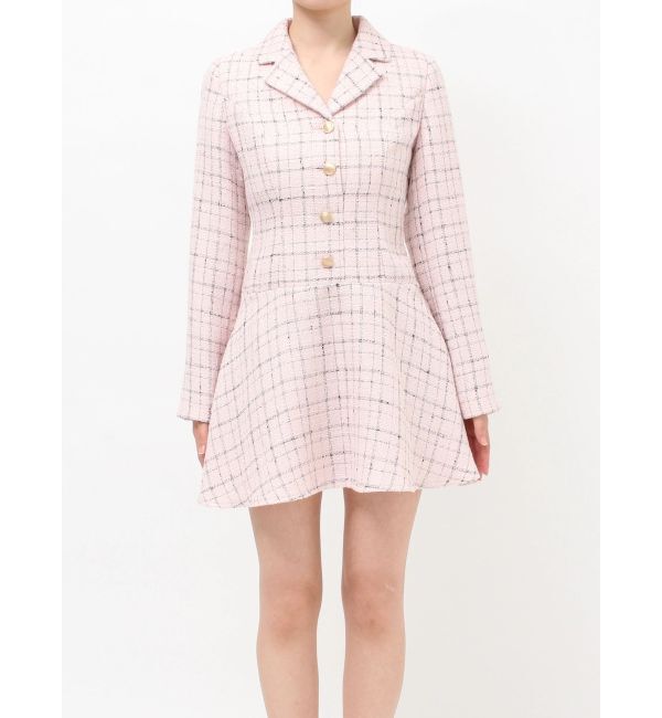 RESEXXY「ツイードジャケットミニワンピース」|ワンピース|