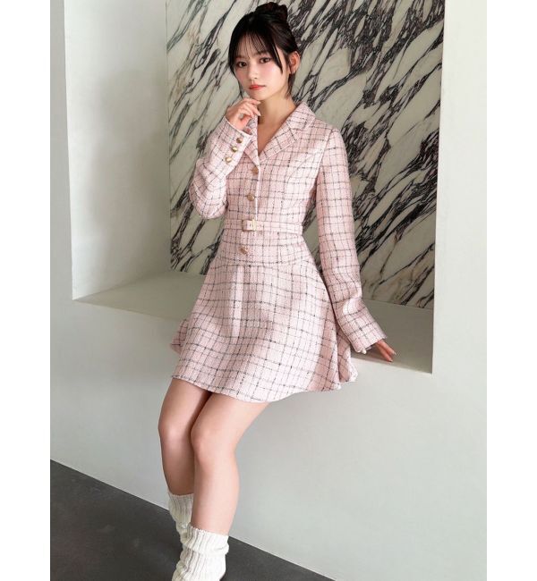 RESEXXY「ツイードジャケットミニワンピース」|ワンピース|