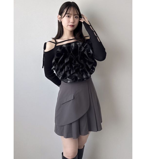 dazzlin「モチーフフラワービスチェ」|キャミソール|