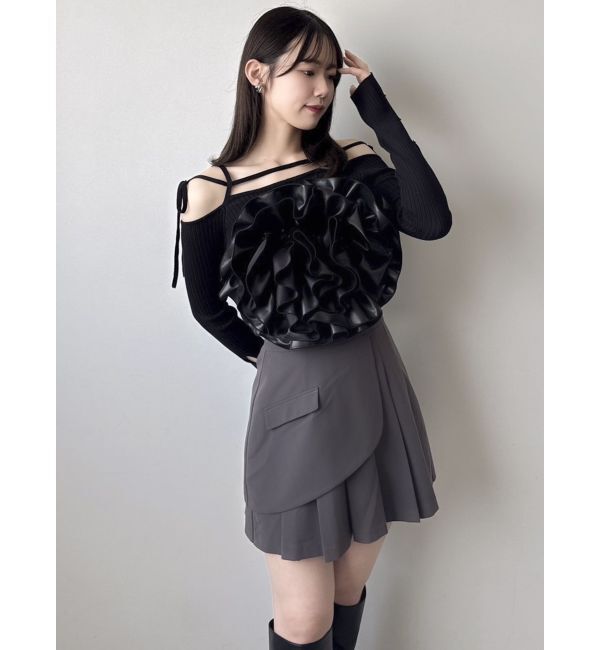 dazzlin「モチーフフラワービスチェ」|キャミソール|