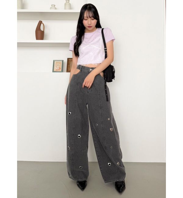 dazzlin「レースキャミレイヤードTシャツ」|Tシャツ・カットソー|