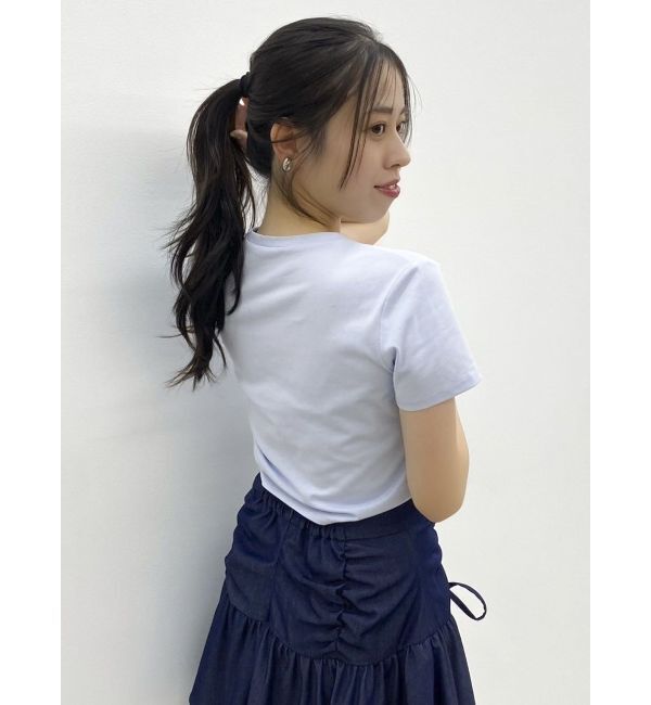 dazzlin「レースキャミレイヤードTシャツ」|Tシャツ・カットソー|