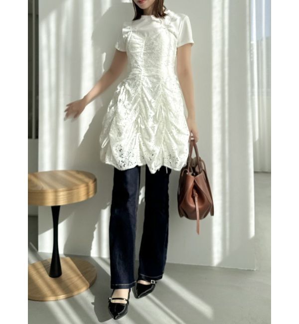 dazzlin「レースキャミレイヤードTシャツ」|Tシャツ・カットソー|