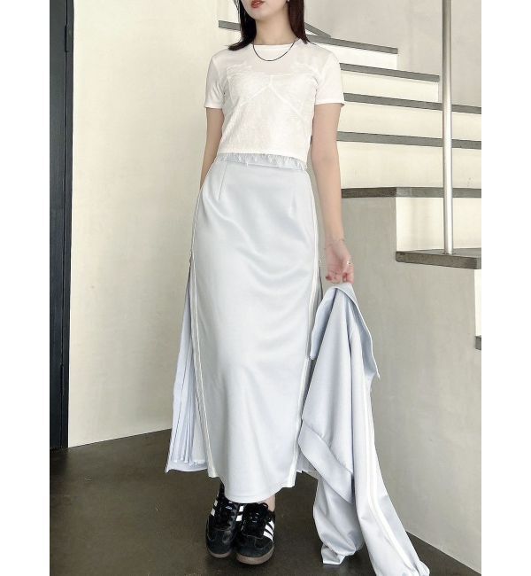 dazzlin「レースキャミレイヤードTシャツ」|Tシャツ・カットソー|