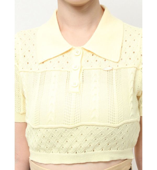 dazzlin「ハピネスカラーポロニット」|ニット・セーター|