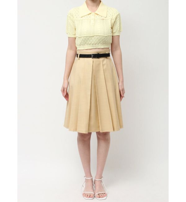 dazzlin「ハピネスカラーポロニット」|ニット・セーター|