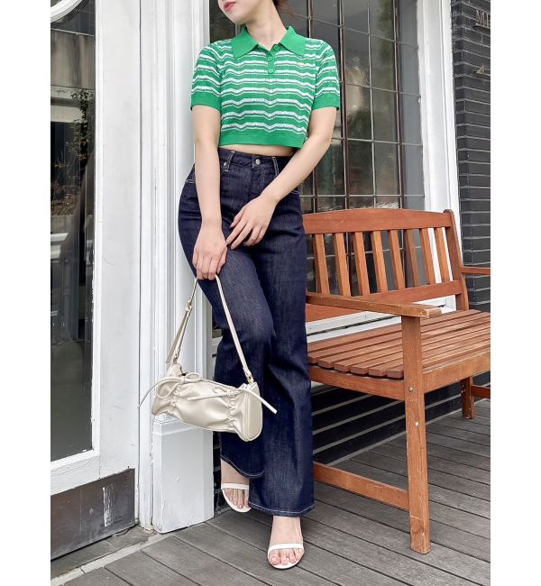 dazzlin「ハピネスカラーポロニット」|ニット・セーター|