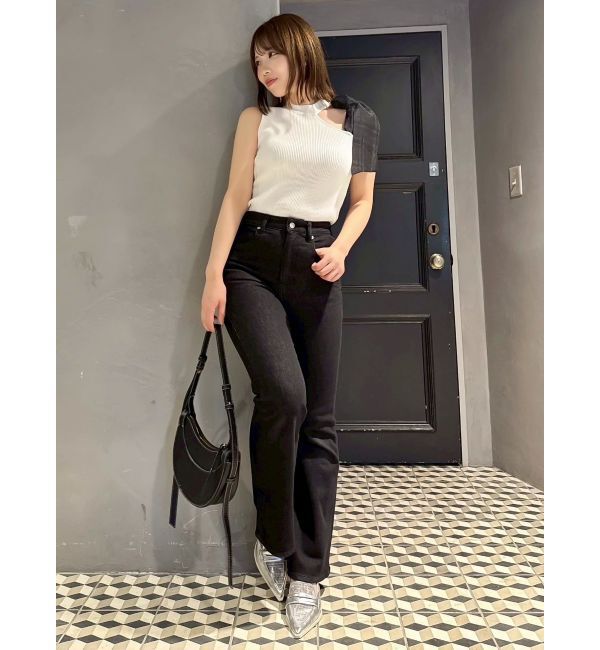 dazzlin「【骨格ウェーブ向け】フレアデニムパンツ」|デニム|