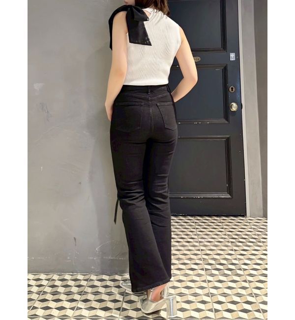 dazzlin「【骨格ウェーブ向け】フレアデニムパンツ」|デニム|