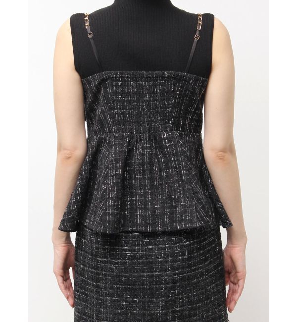 dazzlin「ツイードツイストビスチェ」|キャミソール|