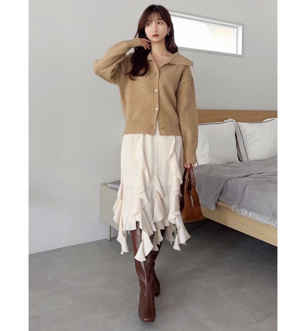 dazzlin「ビックカラーカーデ」|カーディガン|