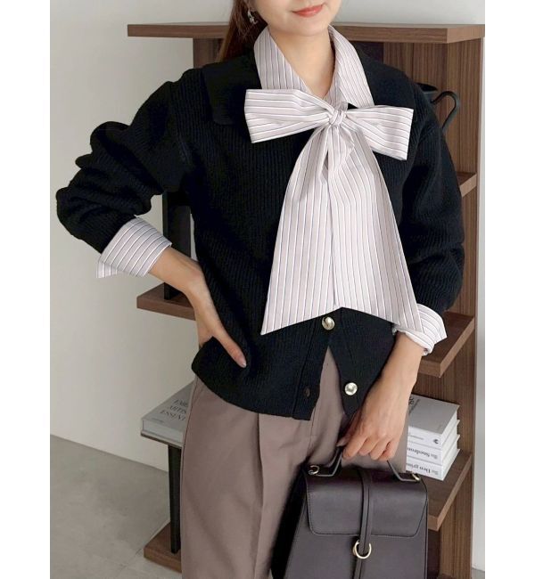 dazzlin「ビックカラーカーデ」|カーディガン|