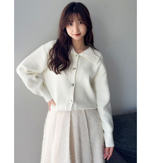 dazzlin「ビックカラーカーデ」|カーディガン|