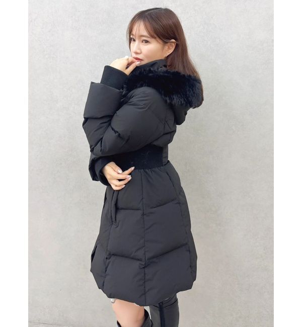 dazzlin「ウエストマークレディダウンコート」|ダウン|