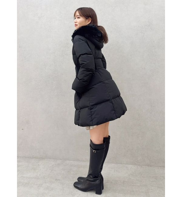 dazzlin「ウエストマークレディダウンコート」|ダウン|
