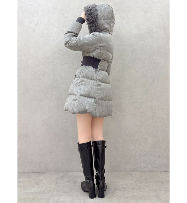 dazzlin「ウエストマークレディダウンコート」|ダウン|