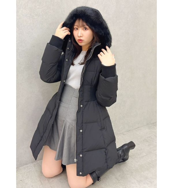 dazzlin「ウエストマークレディダウンコート」|ダウン|