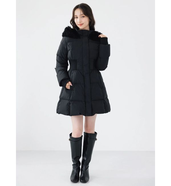 dazzlin「ウエストマークレディダウンコート」|ダウン|