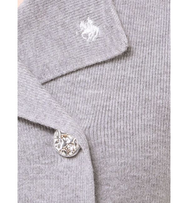 dazzlin「【POLO BCSコラボ】テーラーカラーニットトップス ※BROWN WEB限定カラー」|ニット・セーター|