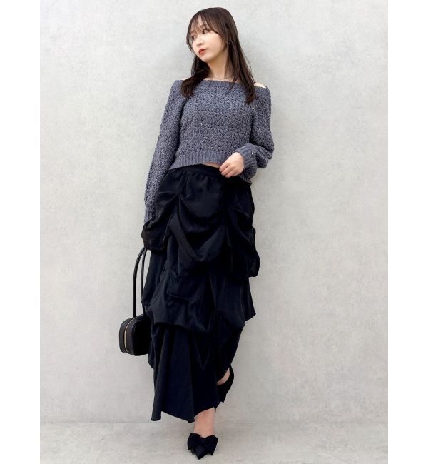 dazzlin「バックリボンリラクシーニット」|ニット・セーター|