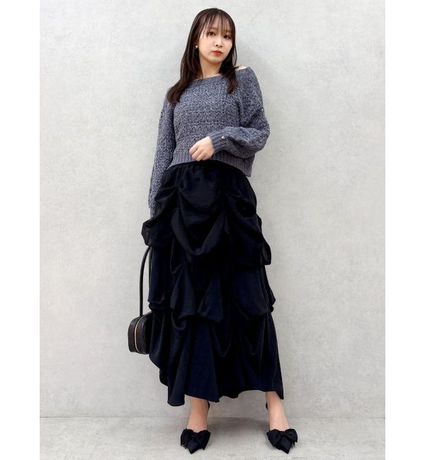 dazzlin「バックリボンリラクシーニット」|ニット・セーター|