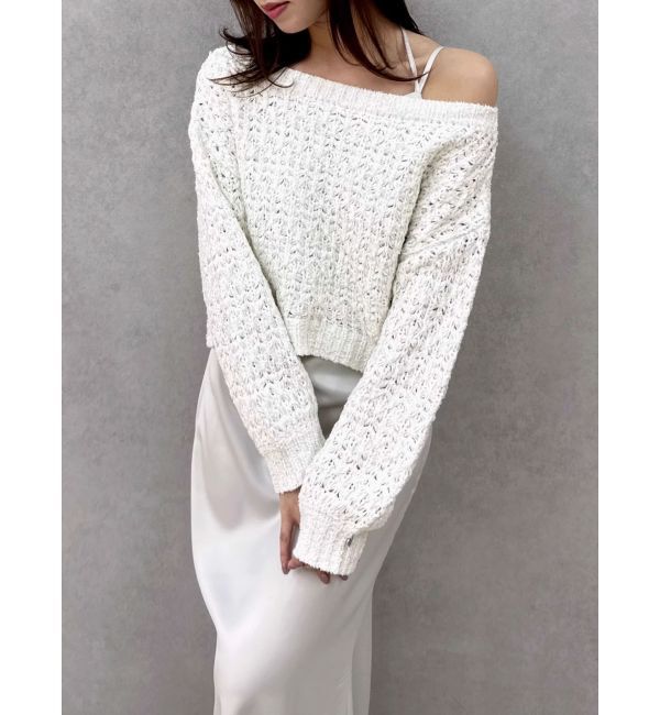 dazzlin「バックリボンリラクシーニット」|ニット・セーター|