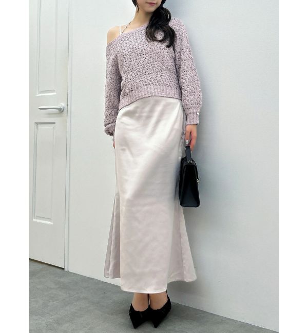 dazzlin「バックリボンリラクシーニット」|ニット・セーター|