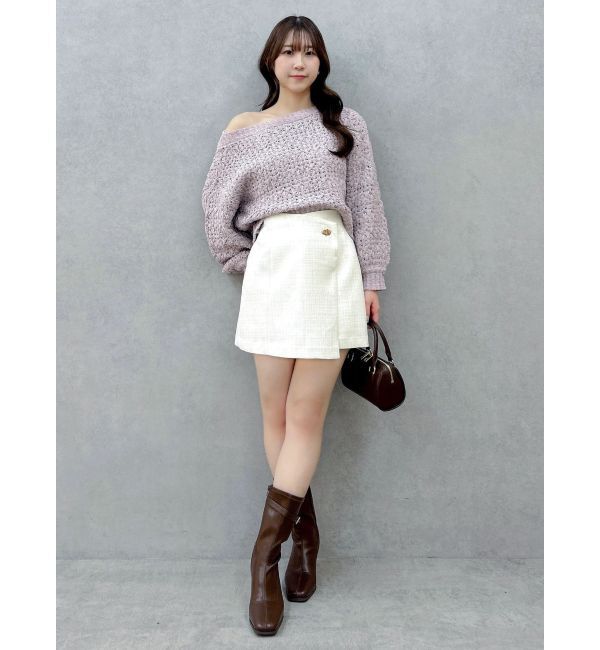 dazzlin「バックリボンリラクシーニット」|ニット・セーター|