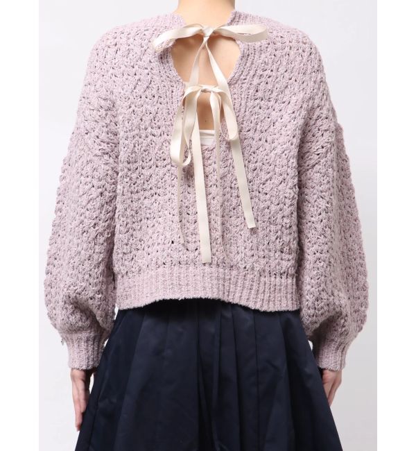 dazzlin「バックリボンリラクシーニット」|ニット・セーター|