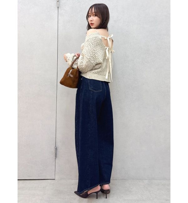 dazzlin「バックリボンリラクシーニット」|ニット・セーター|