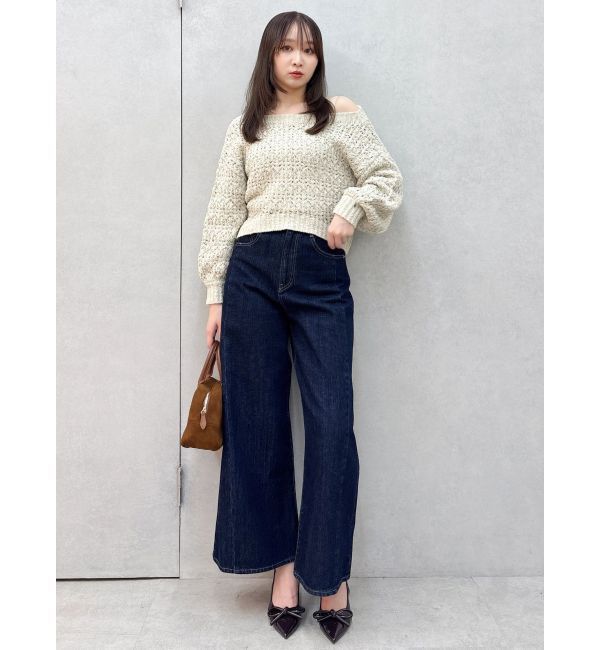 dazzlin「バックリボンリラクシーニット」|ニット・セーター|