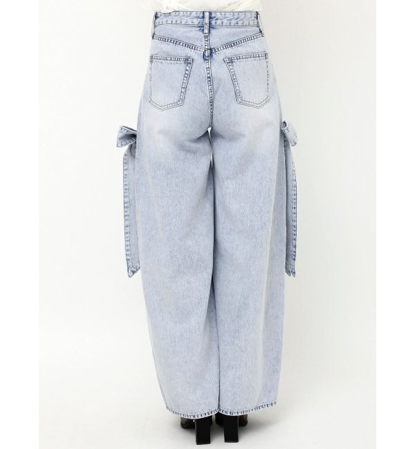 dazzlin「リボンバレルデニムパンツ」|デニム|