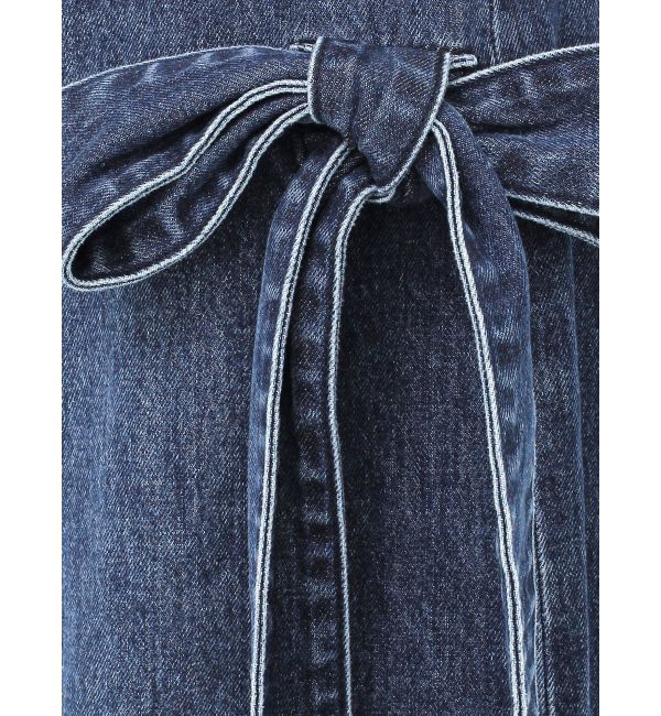 dazzlin「リボンバレルデニムパンツ」|デニム|