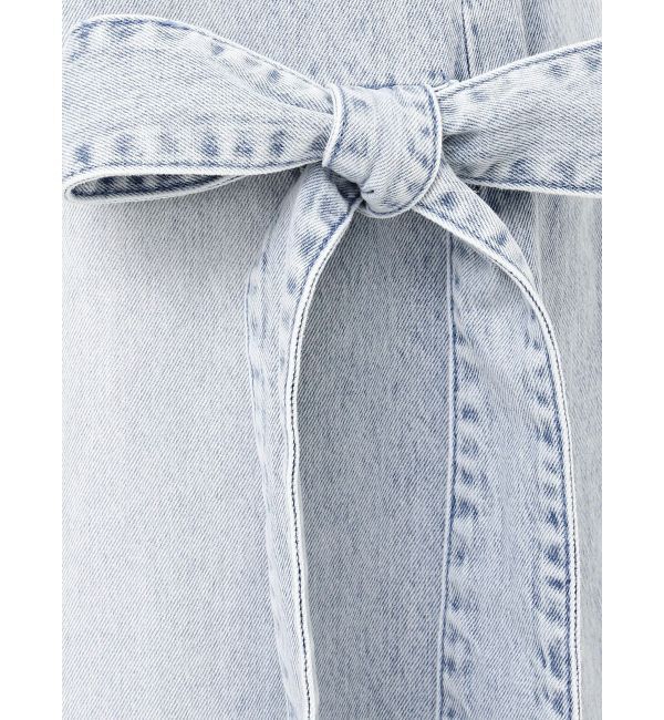 dazzlin「リボンバレルデニムパンツ」|デニム|