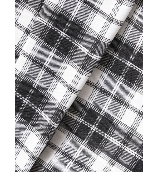 dazzlin「ビッグカラーチェックコルセットワンピース」|ワンピース|