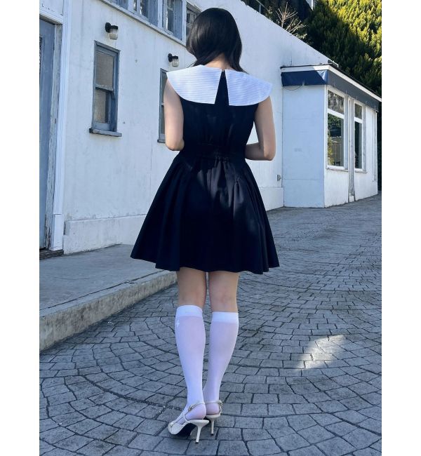 dazzlin「【dazzlin&times;靴下屋】刺繍シアーハイソックス」|ソックス|