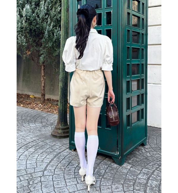 dazzlin「【dazzlin&times;靴下屋】刺繍シアーハイソックス」|ソックス|