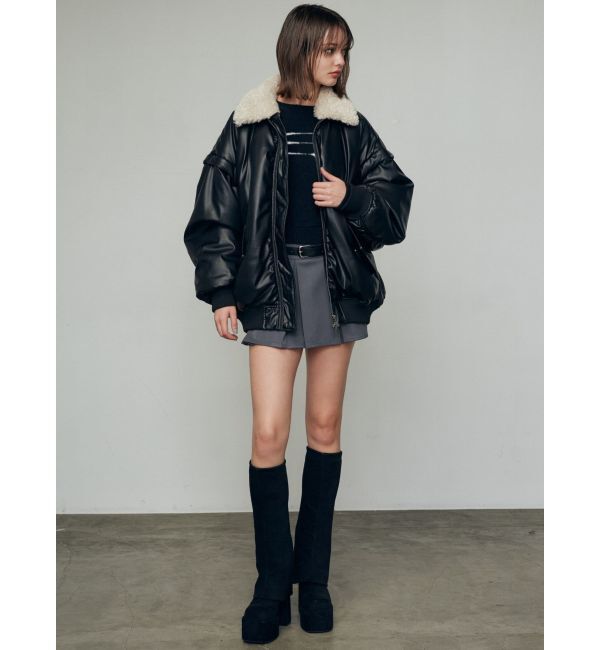 EMODA「レイヤーベルトプリーツスカート」|スカート|