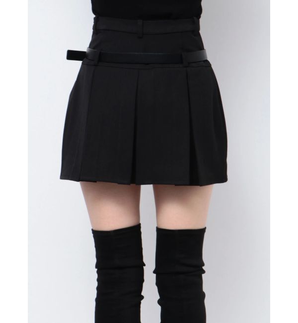 EMODA「レイヤーベルトプリーツスカート」|スカート|