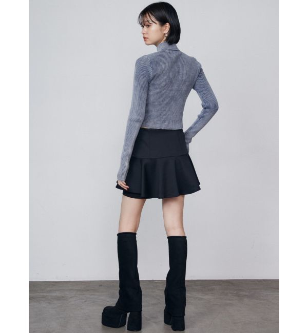 EMODA「ウォッシュリブジップニット」|ニット・セーター|