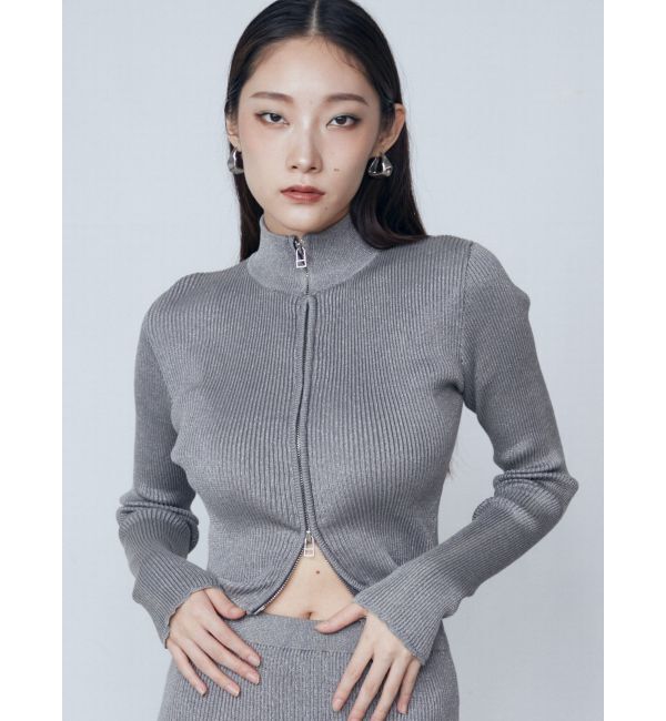EMODA「ウォッシュリブジップニット」|ニット・セーター|