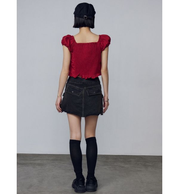 EMODA「デニムボックスミニスカート」|スカート|