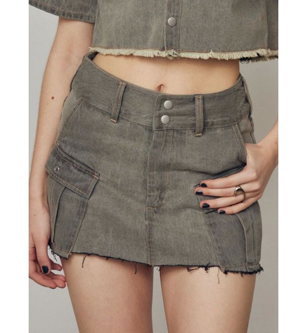 EMODA「デニムボックスミニスカート」|スカート|