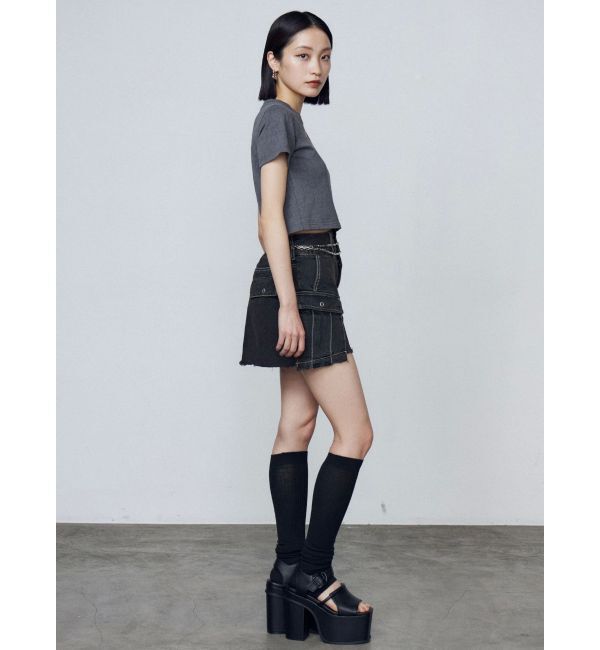 EMODA「デニムボックスミニスカート」|スカート|