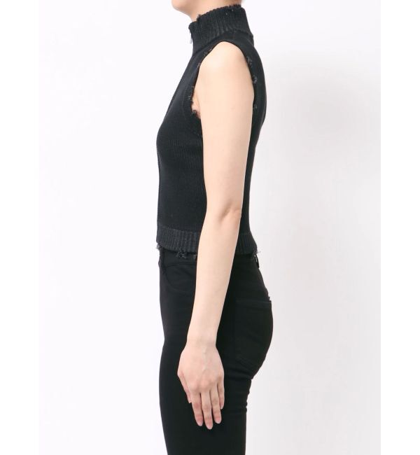 EMODA「プレーティングクラッシュリブニットタンクトップ」|タンクトップ|