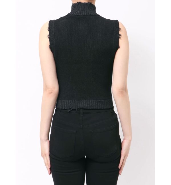 EMODA「プレーティングクラッシュリブニットタンクトップ」|タンクトップ|