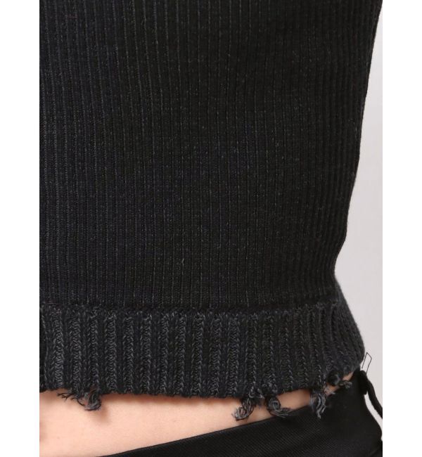 EMODA「プレーティングクラッシュリブニットタンクトップ」|タンクトップ|