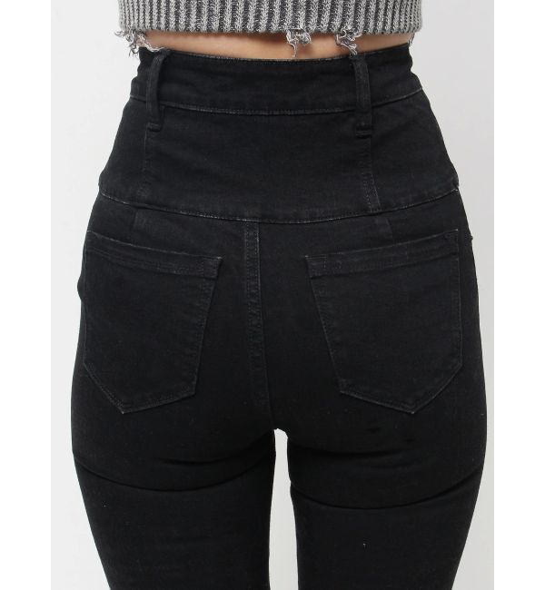 EMODA「【ELDER】モンスターハイウエストデニム」|デニム|