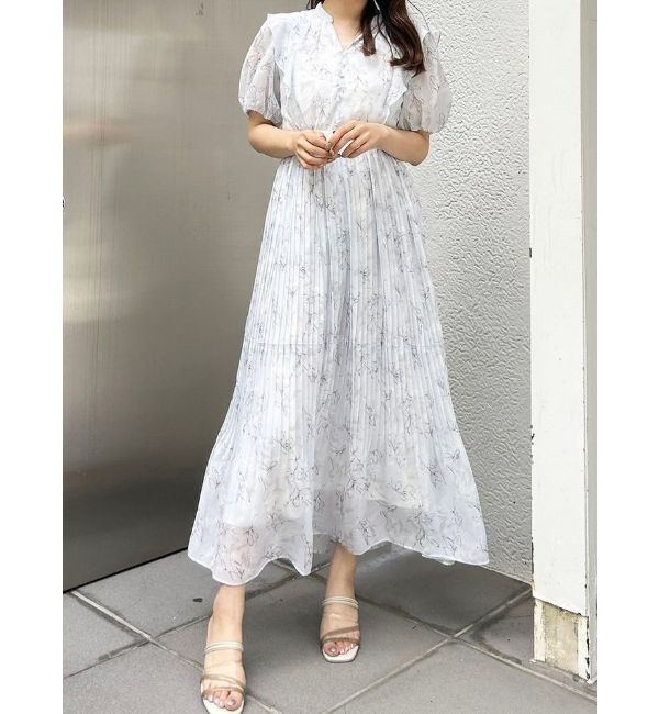 MERCURYDUO「プリーツティアードワンピース」|ワンピース|