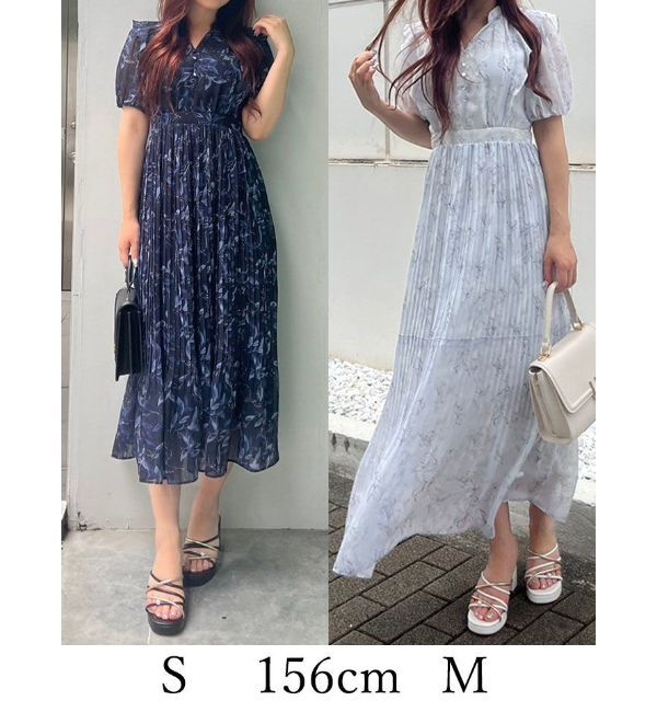 MERCURYDUO「プリーツティアードワンピース」|ワンピース|